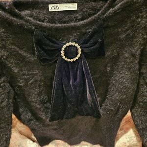 ZARA bow sweater